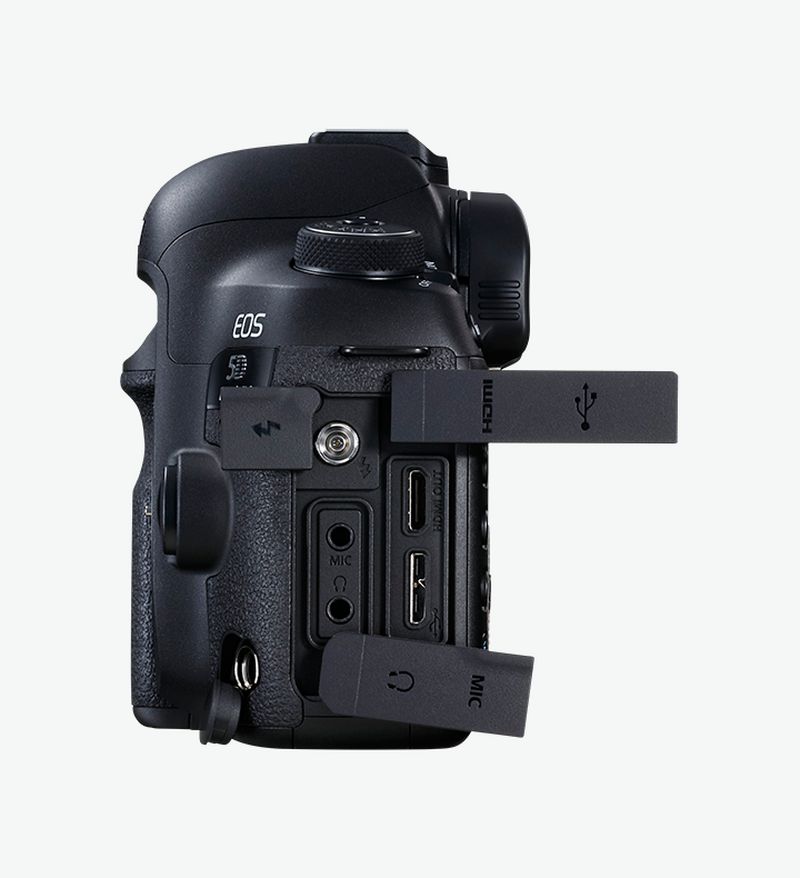 EOS 5D Mark IV side view output options