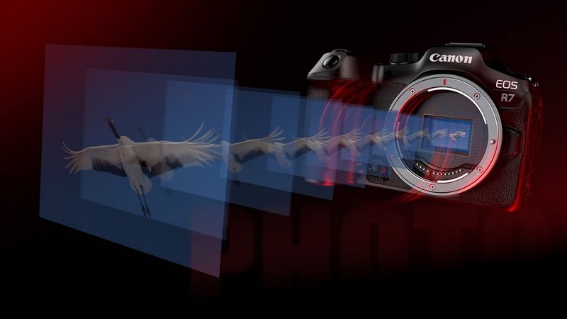 Canon EOS R7 – Beneficiu – Viteză şi performanţă