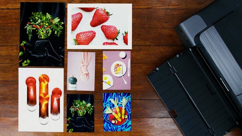 A collection of colour prints from PIXMA Pro-200