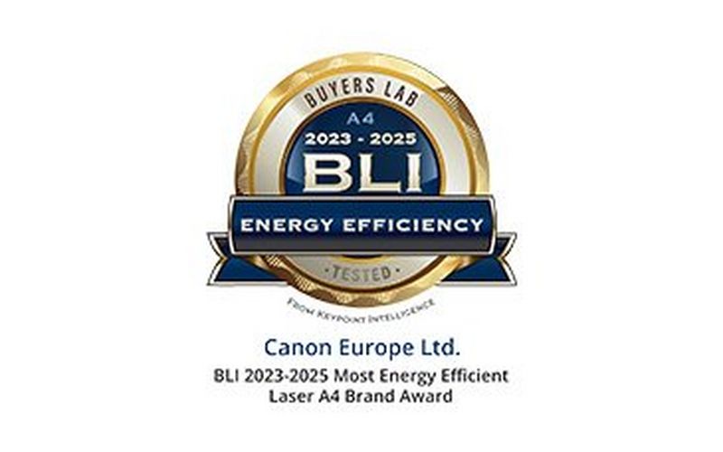 Canon awarded BLI 2024-2025 Pacesetter Award in Serviceability and identified as leader in accompanying report 