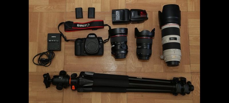 Aïda Muluneh's kitbag.