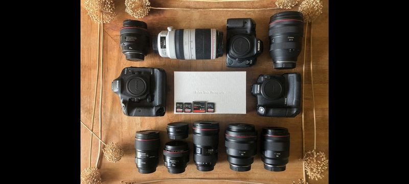 Félicia Sisco's kitbag.