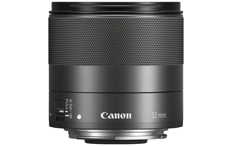 Canon EF-M 32mm f/1.4 STM front on