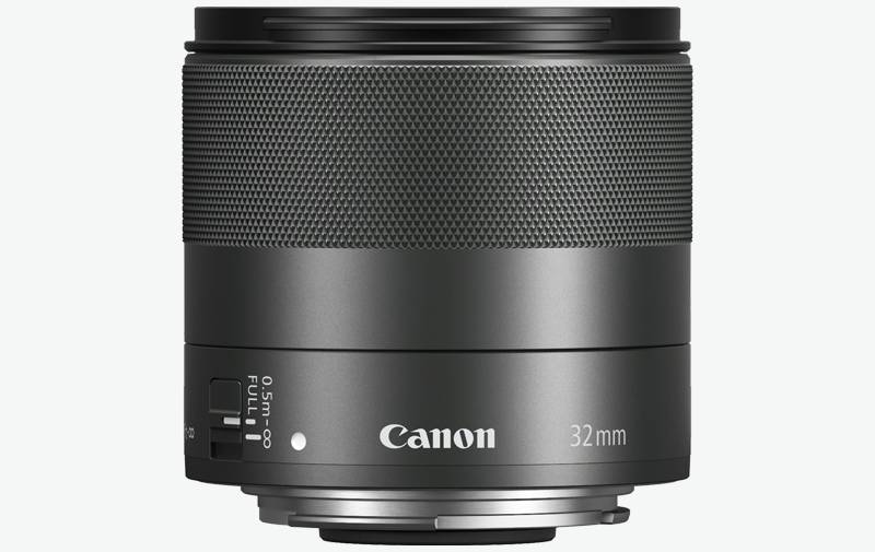 Canon EF-M 32mm f/1.4 STM front on