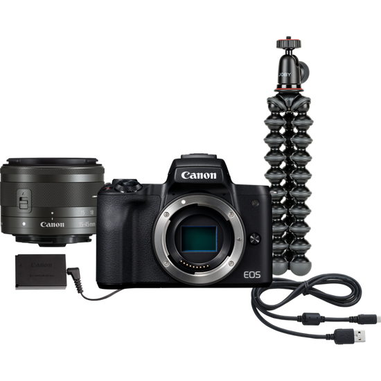 Canon EOS M50 Interchangeable Lens Video Conferencing Kit