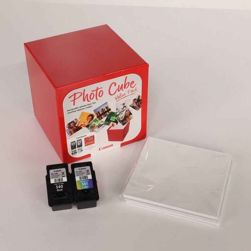 Photo Cube + PG-540 Black & CL-541 Color + Photo Paper (Value Pack)