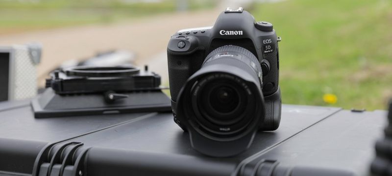 The Canon EOS 5D Mark IV.
