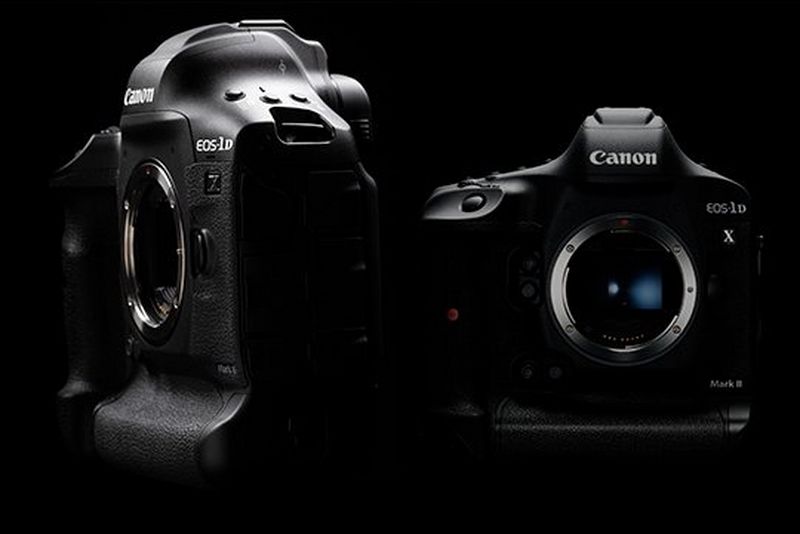 The Canon EOS-1D X Mark III and its predecessor, the EOS-1D X Mark II.