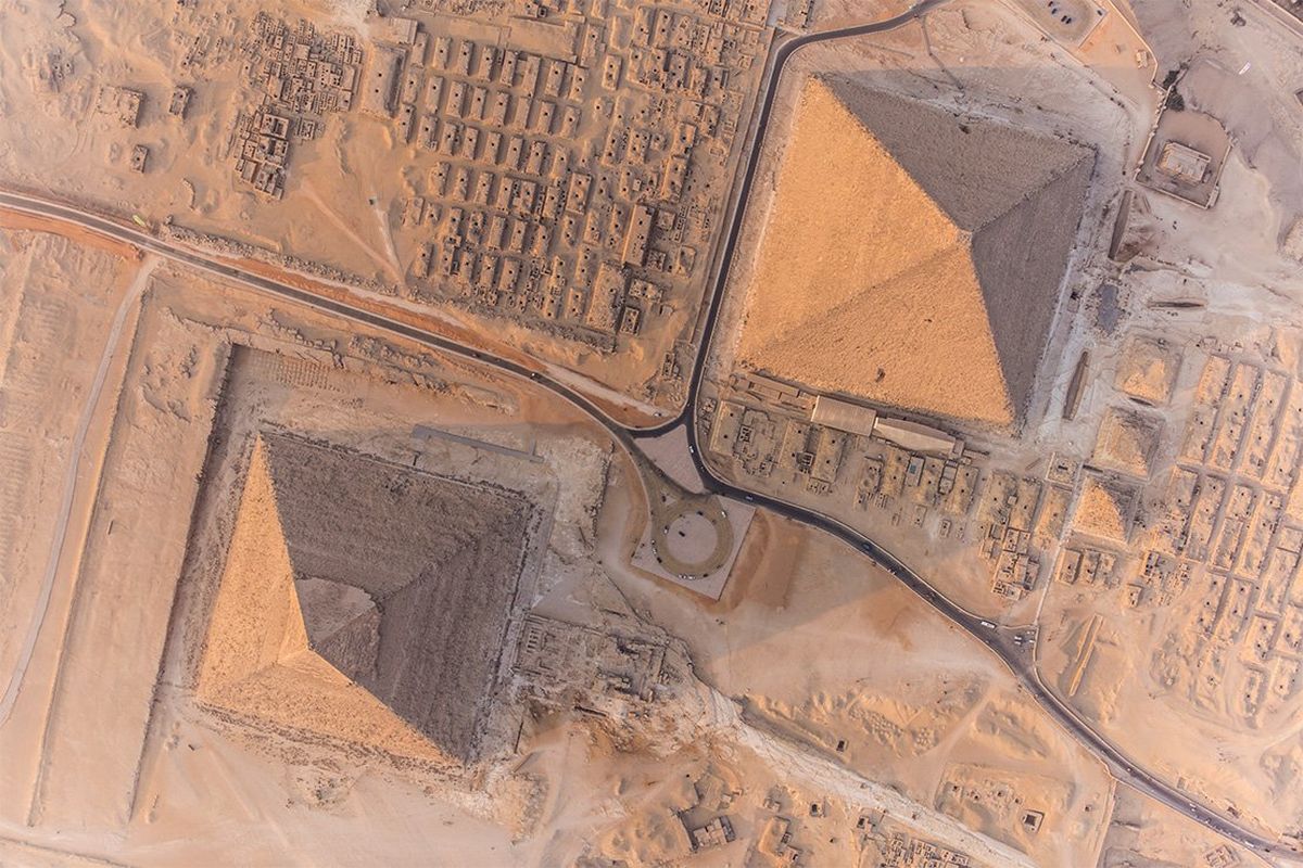 Комплекс пирамид Гизы в Египте