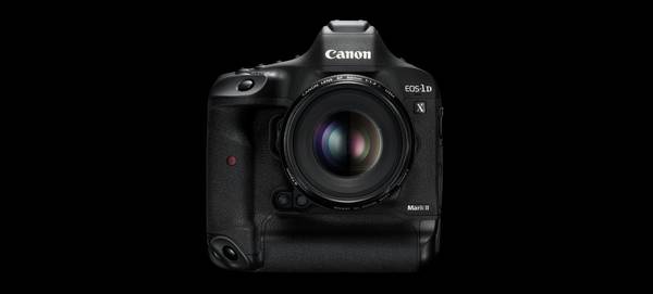 The Canon EOS-1D X Mark II. 