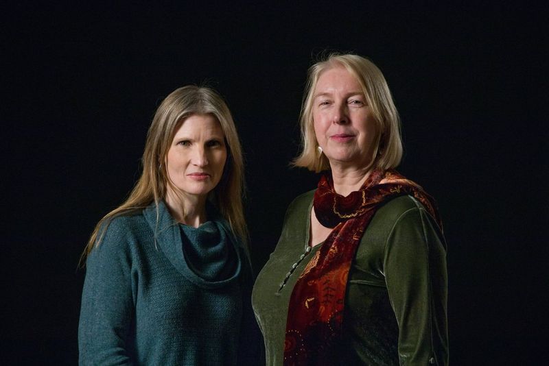 Female cinematographers Laela Kilbourn and Claudia Raschke.