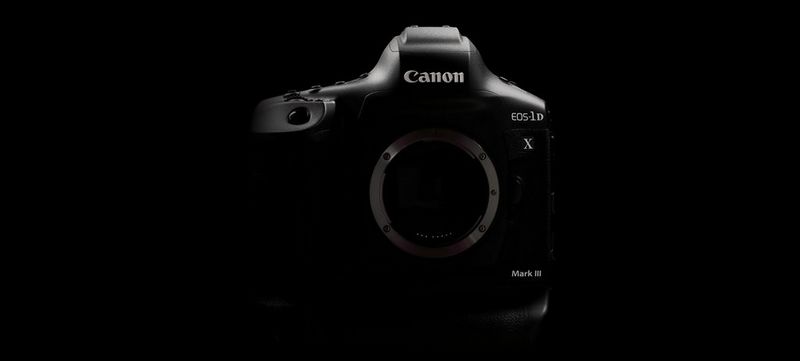 The Canon EOS-1D X Mark III.