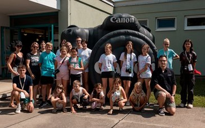 Im Zuge des Bundesjugendcamp des Roten Kreuz:  Neuauflage des Canon „Young People Programme“ mit Rekordbeteiligung 