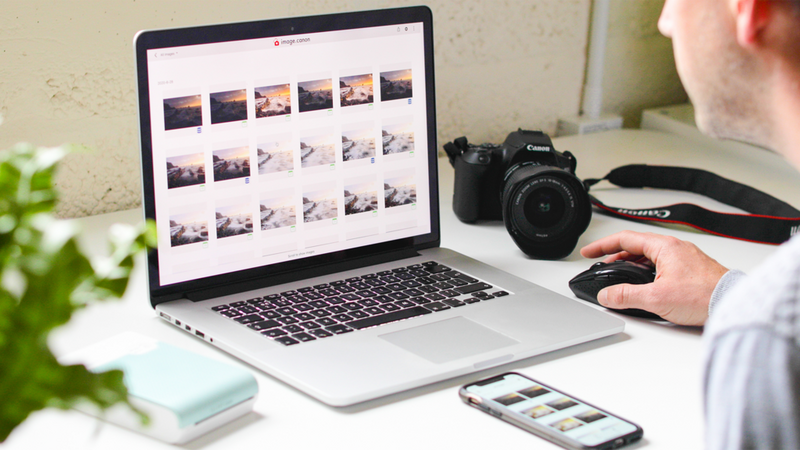 image.canon - stockez votre créativité dans le cloud