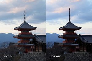 Canon EOS R10 - OVF Assist Comparison 