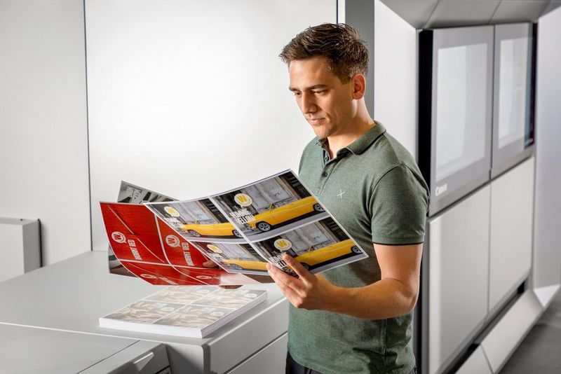 The Canon varioPRINT iX3200  is capable of printing across a wide range of media, allowing high value applications