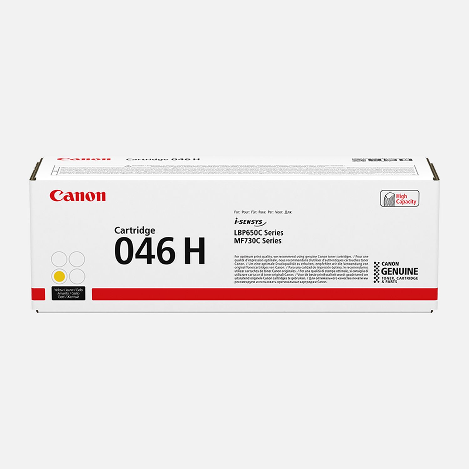 Canon 046H High Yield Yellow Toner Cartridge — Canon UK Store