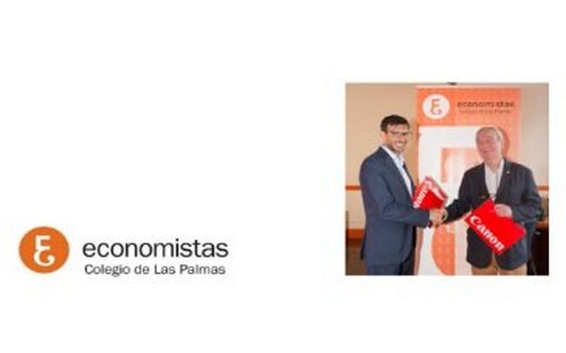 Canon firma un acuerdo con el Colegio de Economistas de Las Palmas para promover la trans