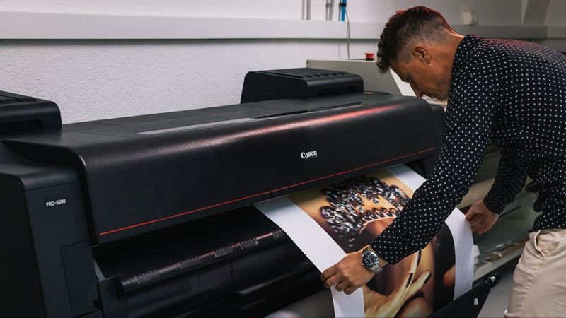 Tiskanje s tiskalnikom Canon imagePROGRAF PRO