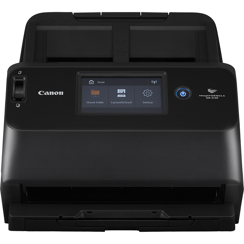 Canon imageFORMULA DR-S130 scanner a reliable, professional scanner that produces high-resolution images of any document, photo or plastic card. 