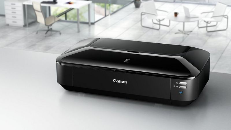 PIXMA iX6850-printer i et moderne kontormiljø.