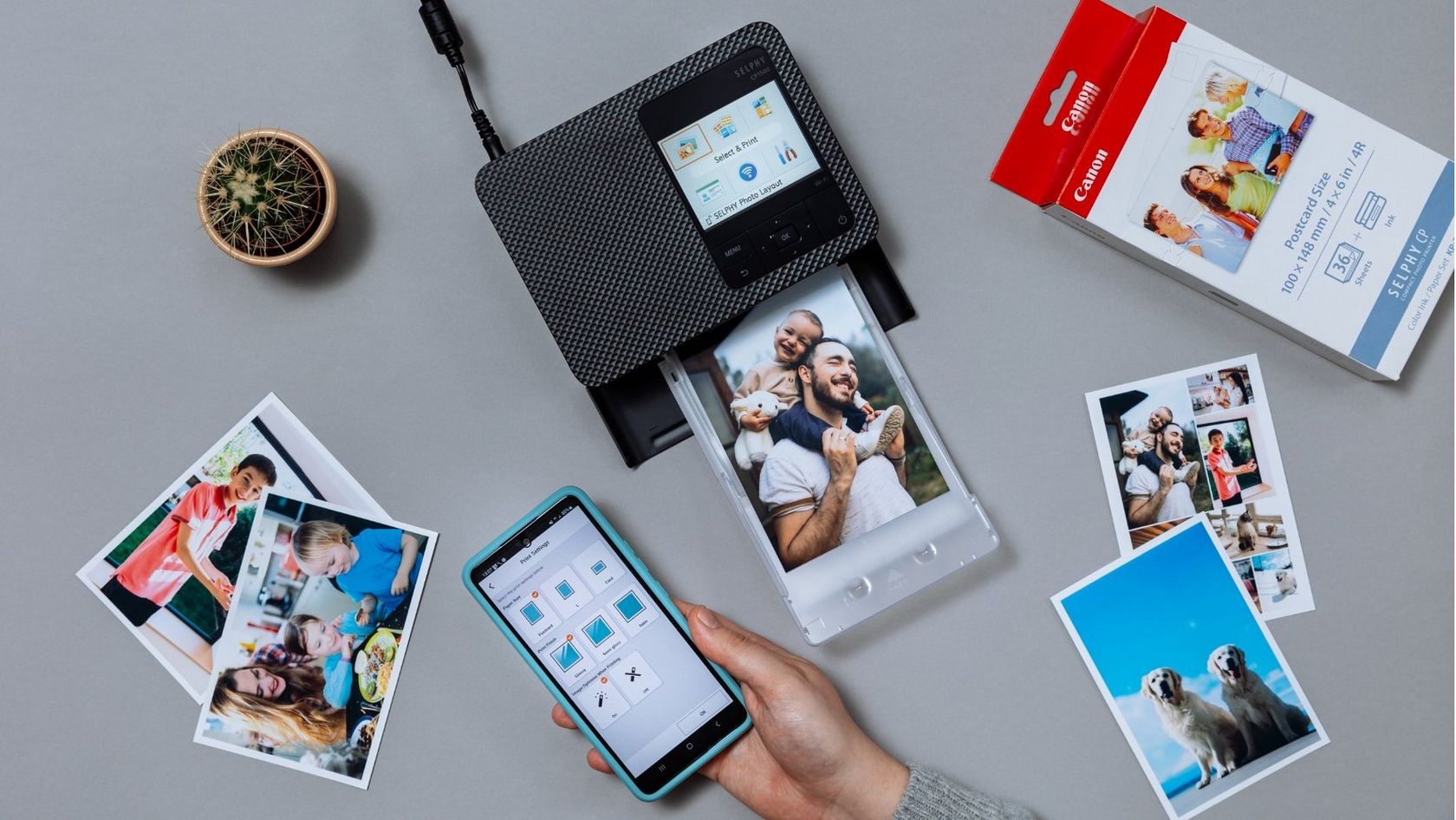 The Canon SELPHY CP1500 features multi-device pairing for personalised  photo printing