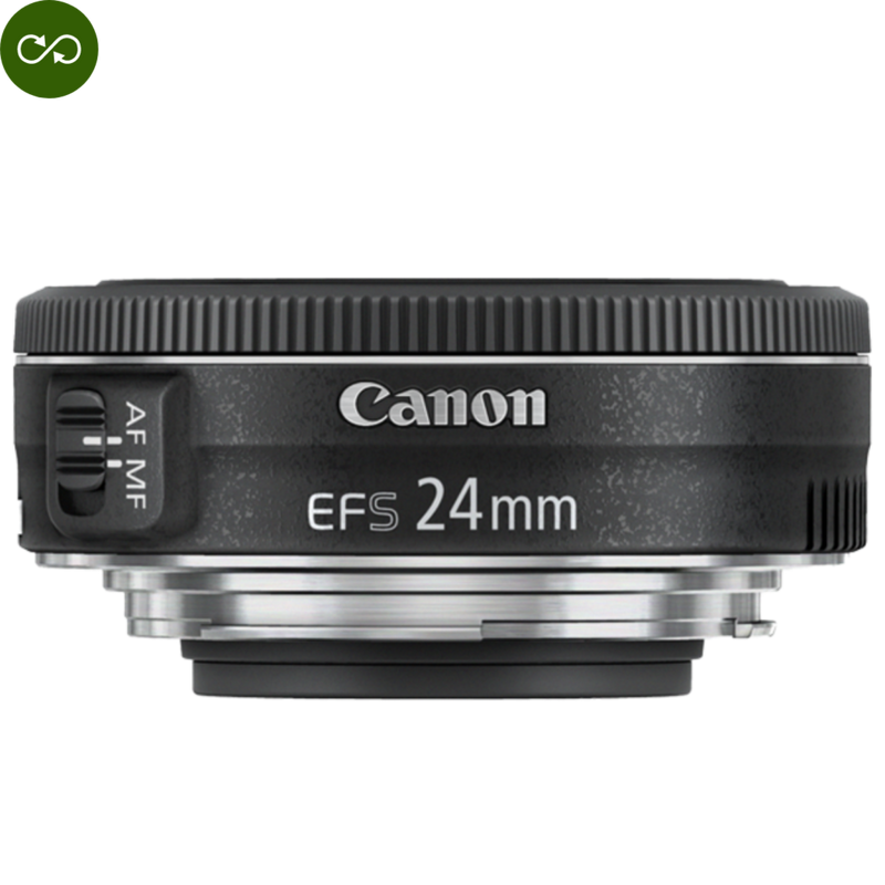 Canon EF-S 24mm f/2.8 STM Lens Product Front View