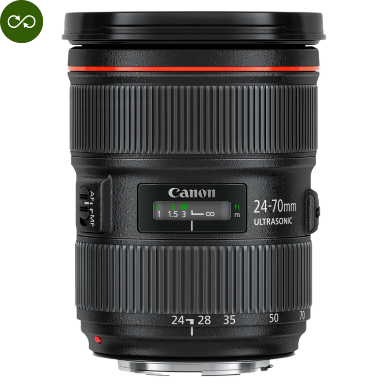 Canon EF 24-70mm f/2.8L II USM Lens Product Front View