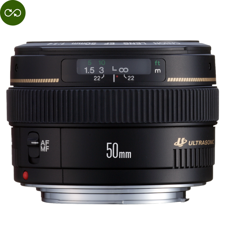 Canon EF 50mm f/1.4 USM Lens Product Front View