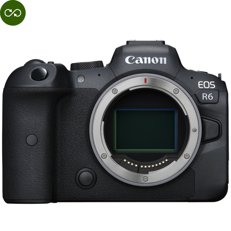 Canon EOS R6 Mirrorless Camera Body Product Front View