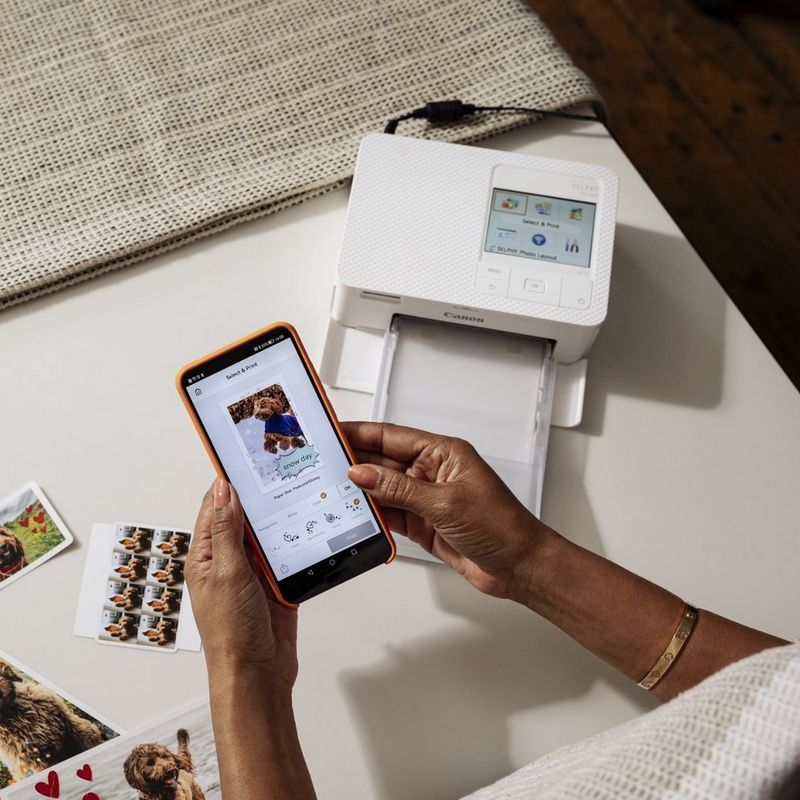 Svart Canon-skrivare