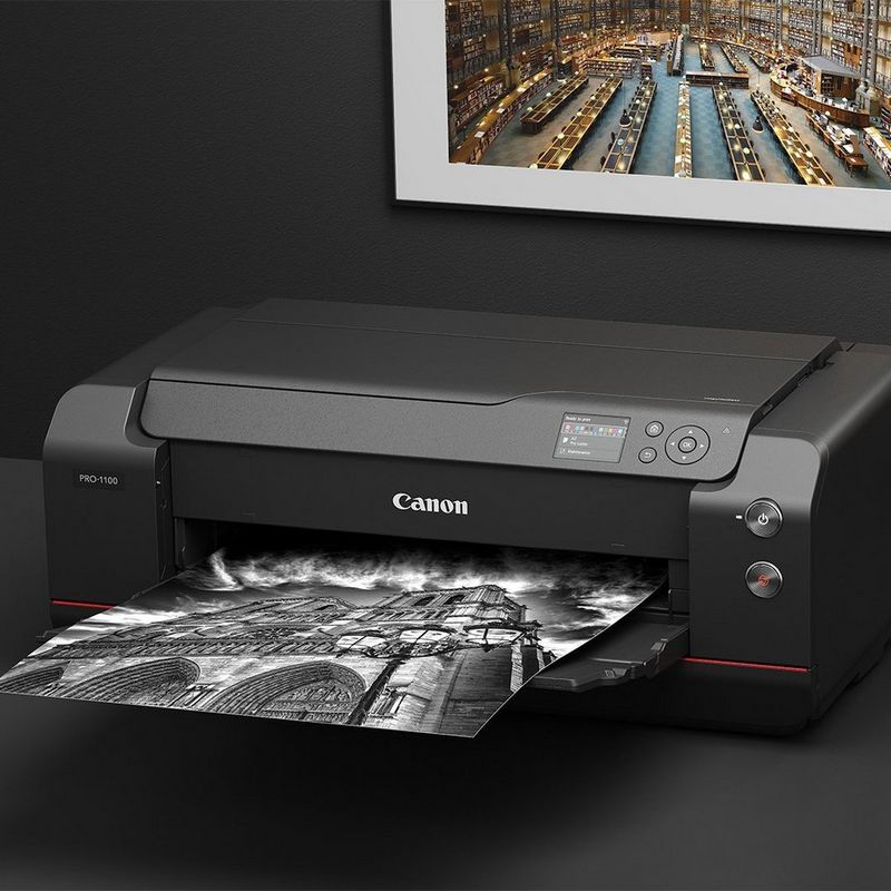 Black and white image of a Printer