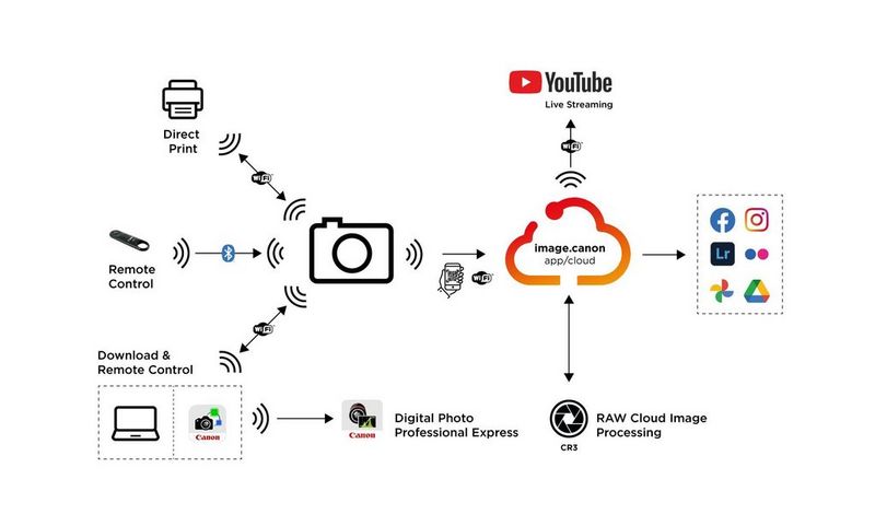 Connectivité Canon