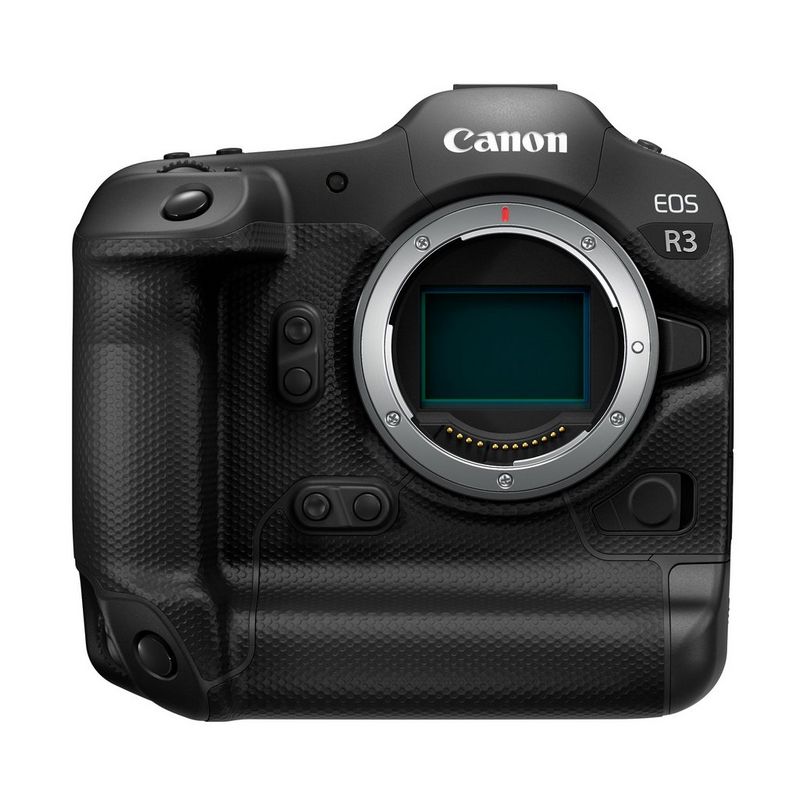 Un appareil photo Canon EOS R3.