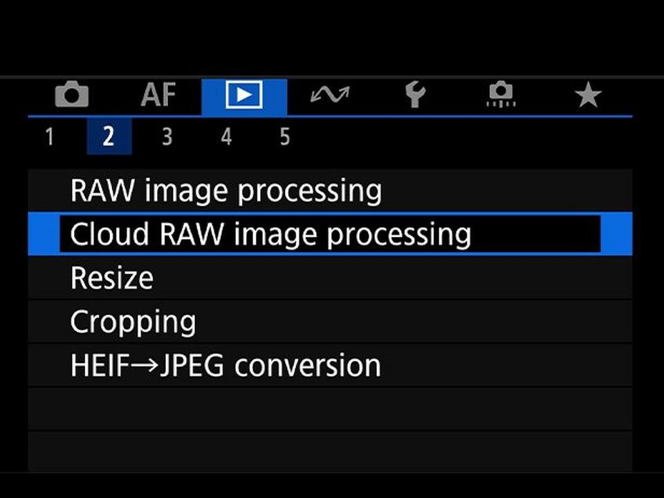RAW file processing in the cloud