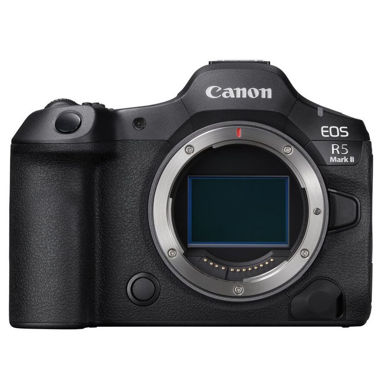 Una fotocamera Canon EOS R5 Mark II.