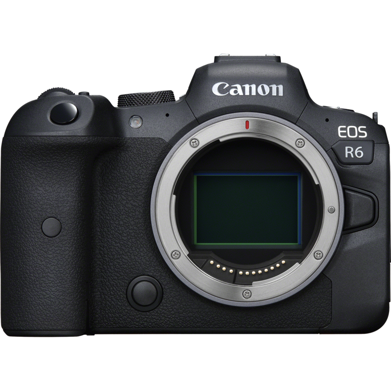 The Canon EOS R6 camera.