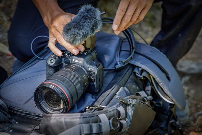 Canon EOS R6 Mark II – опции за професионален звук