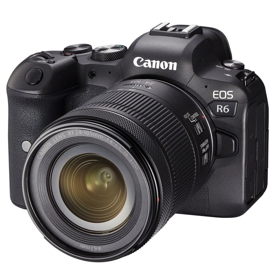 The Canon EOS R6 camera.