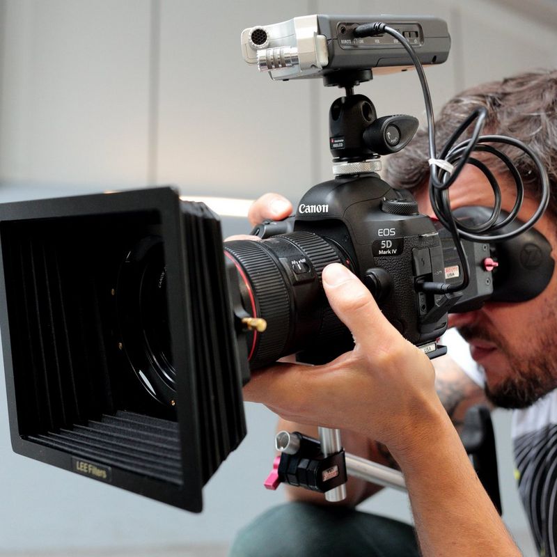 The Canon XA55 4K UHD camcorder.
