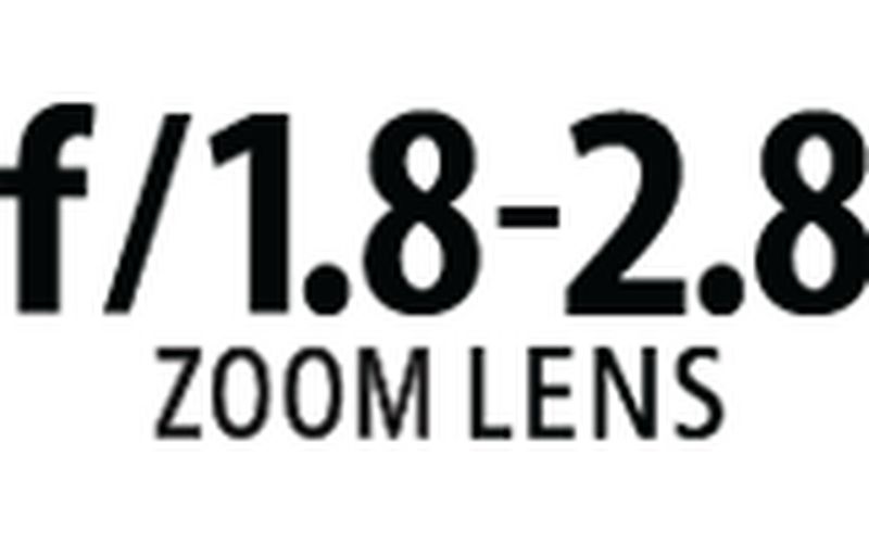 f/1.8 – f/2.8 lens aperture