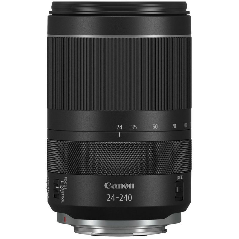 The Canon RF 24-240mm F4-6.3 IS USM lens.