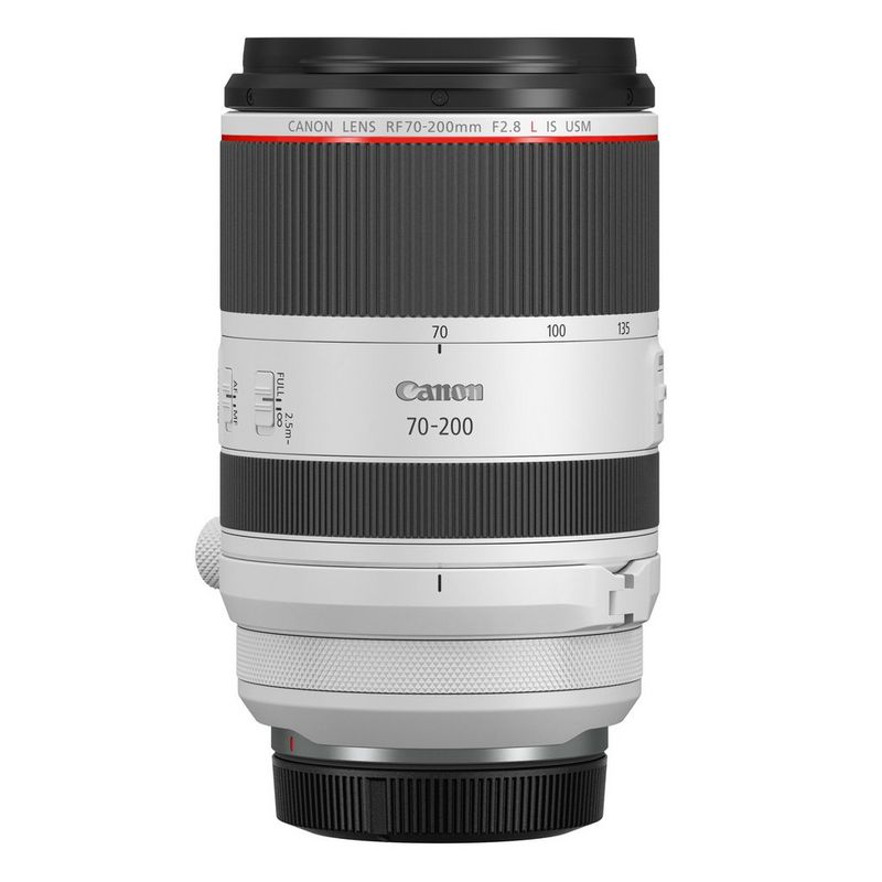 A Canon RF 70-200mm F2.8L IS USM lens.
