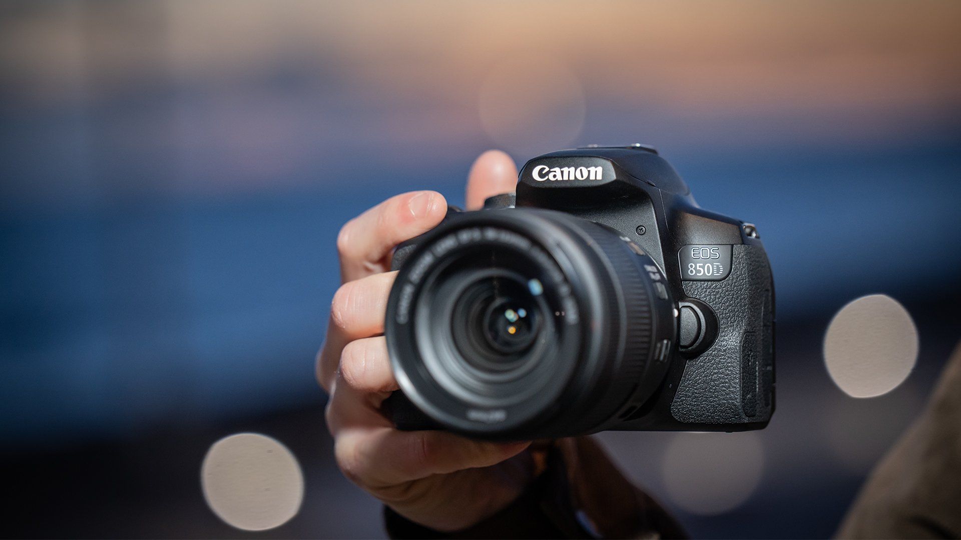 A Canon EOS 850D camera.