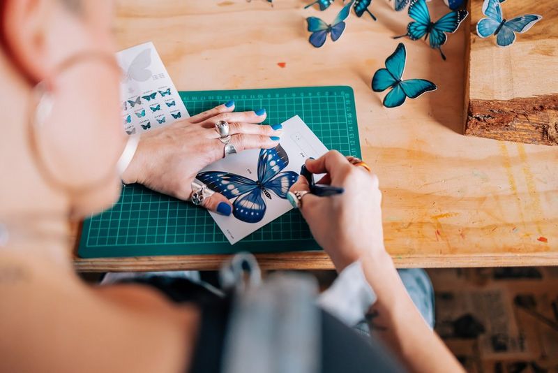 Painted Paper Butterflies