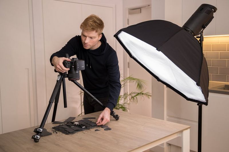 product homemade photography studio tripod