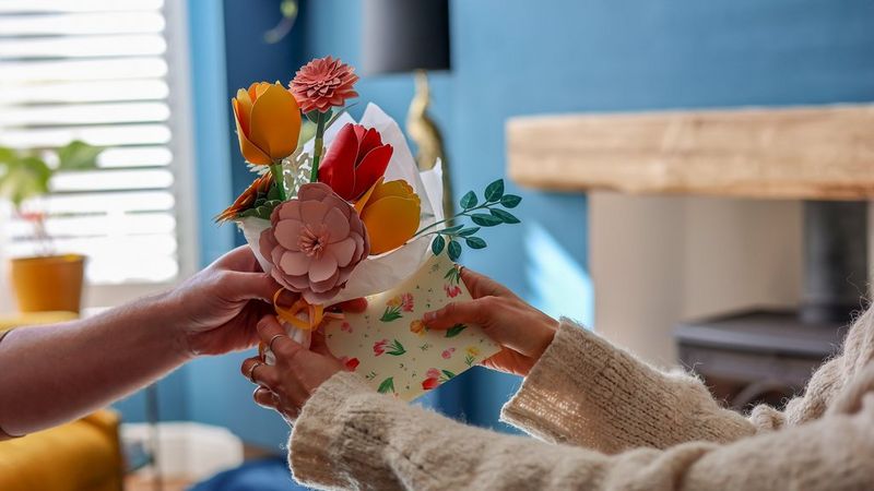 Fiore decorazione sfondo. Primo piano di un bel bouquet con