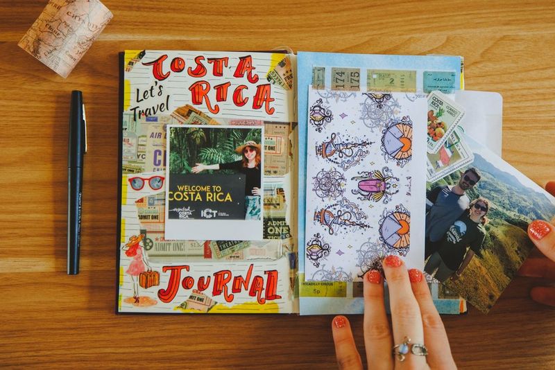 the sfs store Travel Journal (Travel Diary, Travel Journal, Scrapbook  Journal) -100pages : : Office Products