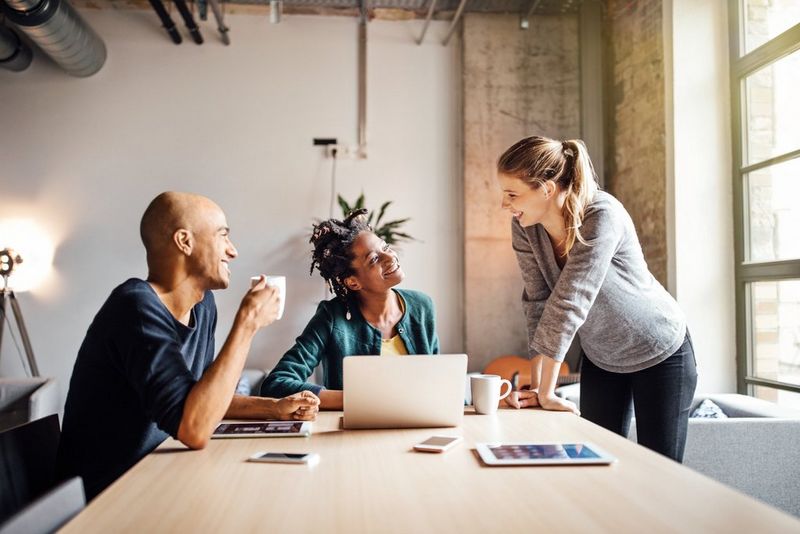 A group of professionals in a meeting