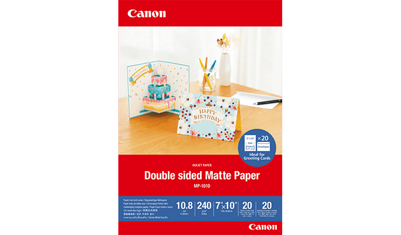 Canon Double-sided Matte Paper MP-101D - Canon Europe